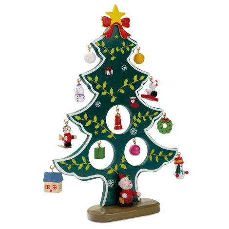 Sapin décoratif en bois personnalisable WOODTREE