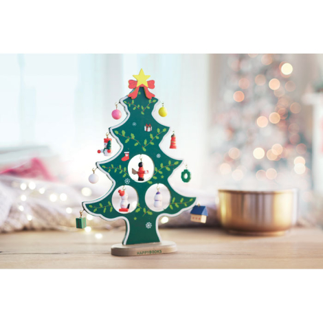 Sapin décoratif en bois personnalisable WOODTREE