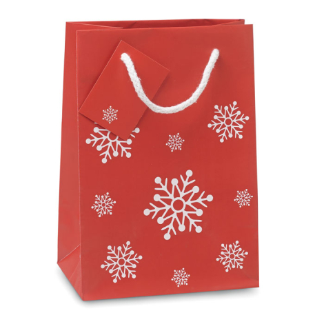Sac cadeau publicitaire petit format 16X10X23 cm BOSSA SMALL
