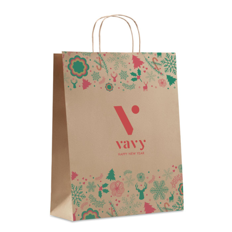 Sac cadeau en papier à personnaliser 32X12X40 cm BAO LARGE