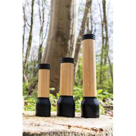 Lampe 3W personnalisée ABS recyclé et bambou Lucid