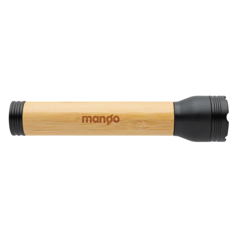 Lampe 5W ABS recyclé et bambou personnalisable Lucid