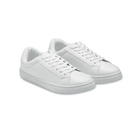 Baskets en PU publicitaires Taille 41 BLANCOS