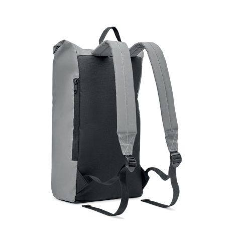 Sac ordinateur 15" publicitaire réfléchissant BRIGHT ROLLPACK