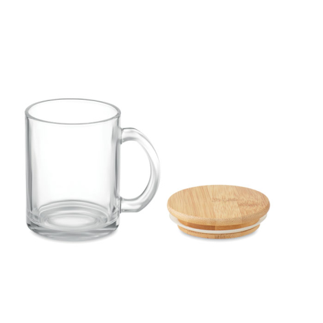 Mug en verre recyclé personnalisable 300 ml CELESTIAL