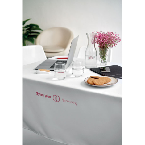 Grande nappe polyester publicitaire 280x210 cm BRIDGE