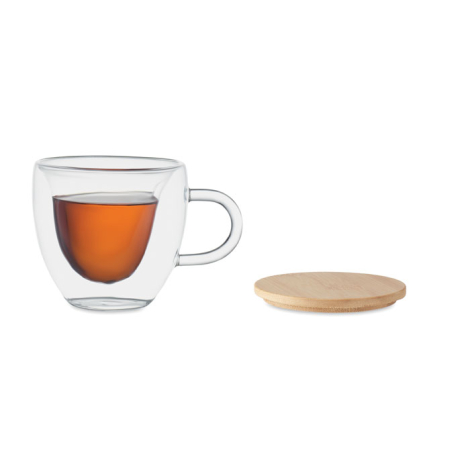 Tasse en verre personnalisable 180ml CORAMUG