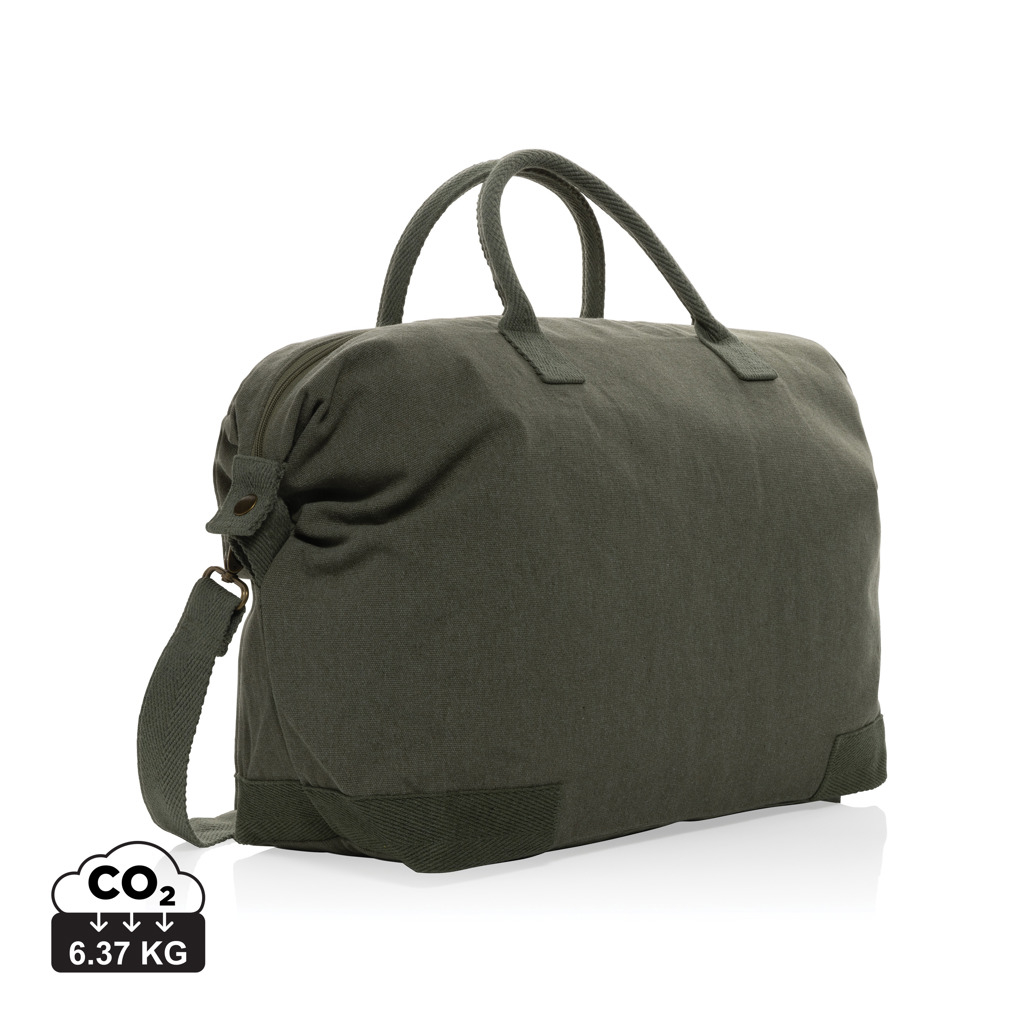 Sac week-end publicitaire toile recyclée 500g Kezar Vert