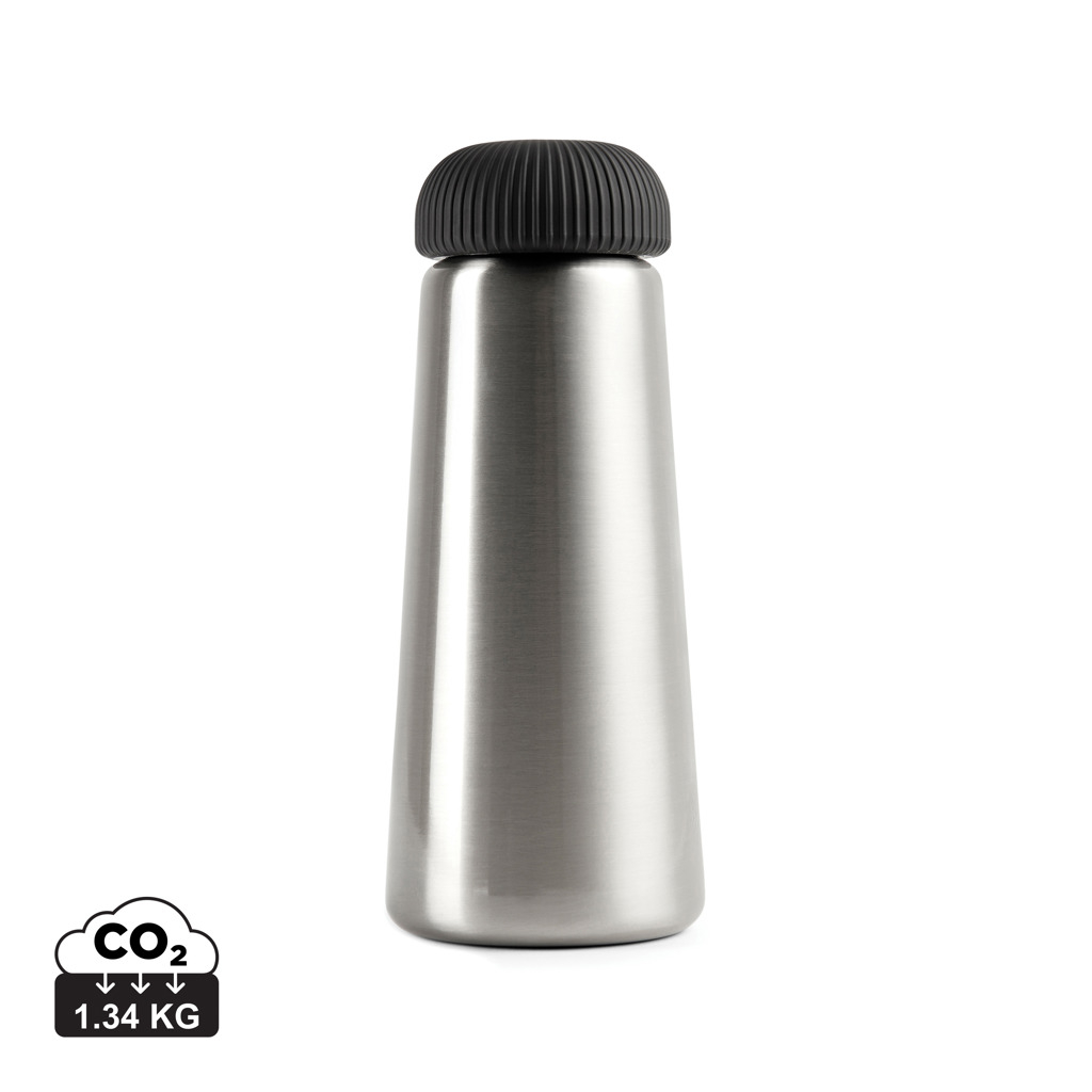 Bouteille isotherme inox recyclé 450ml personnalisée Erie VINGA Argent