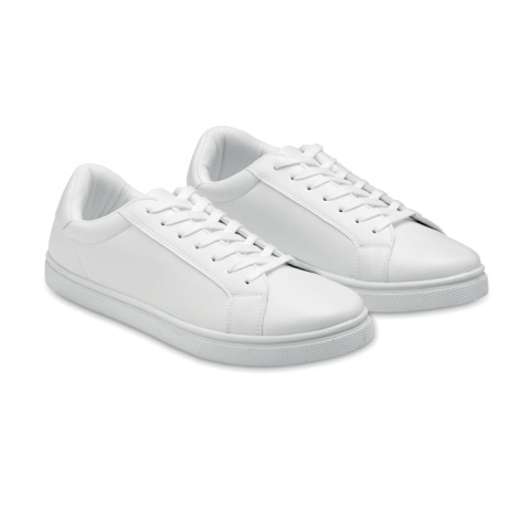 Baskets en PU publicitaires Taille 41 BLANCOS