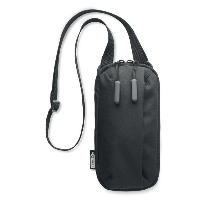 Sacoche publicitaire pour smartphone VALLEY WALLET Noir
