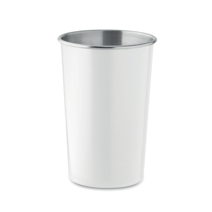 Gobelet publicitaire en inox recyclé 300ml FJARD Blanc