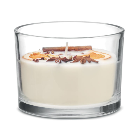 Bougie personnalisable en cire végétale 300gr CITRUS