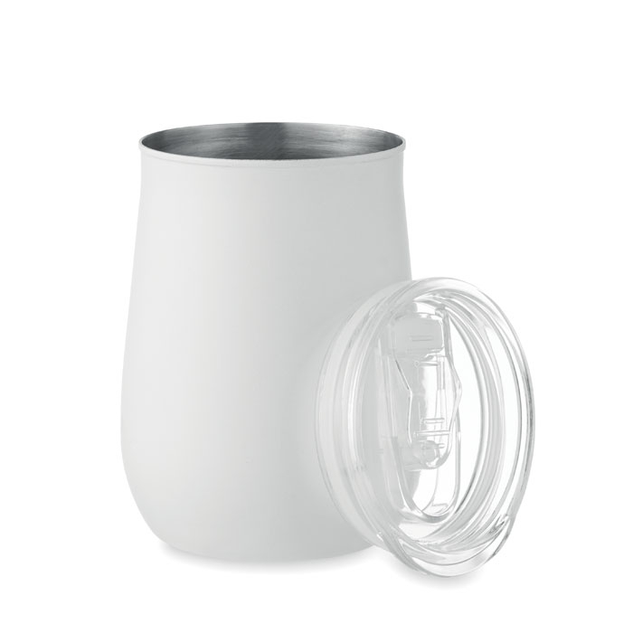 Gobelet publicitaire inox recyclé 500ml URSA Blanc