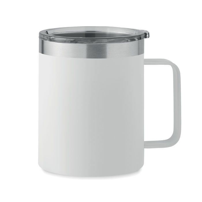 Gobelet promotionnel 300 ml inox recyclé INARI Blanc