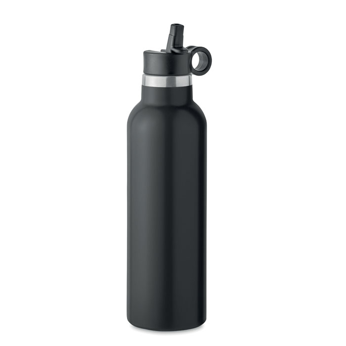Bouteille publicitaire inox recyclé 700 ml BOALI Noir