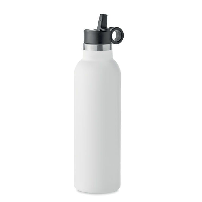 Bouteille publicitaire inox recyclé 700 ml BOALI Blanc