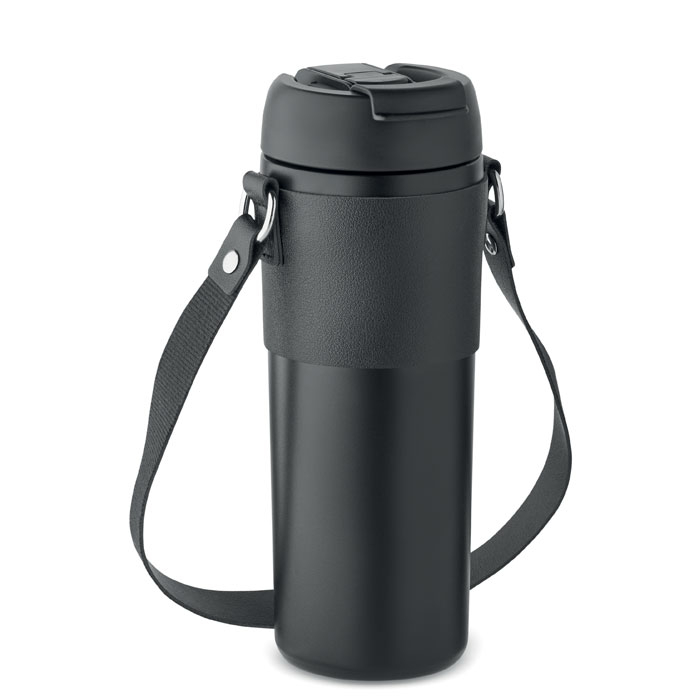 Gourde promotionnel double paroi 700 ml AIRA Noir