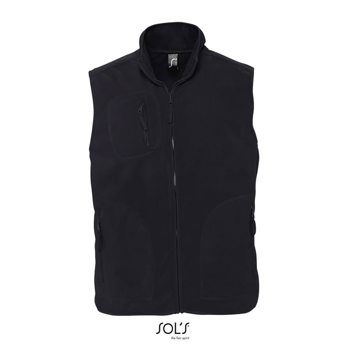 Gilet polaire publicitaire sans manches unisexe NORWAY Anthracite