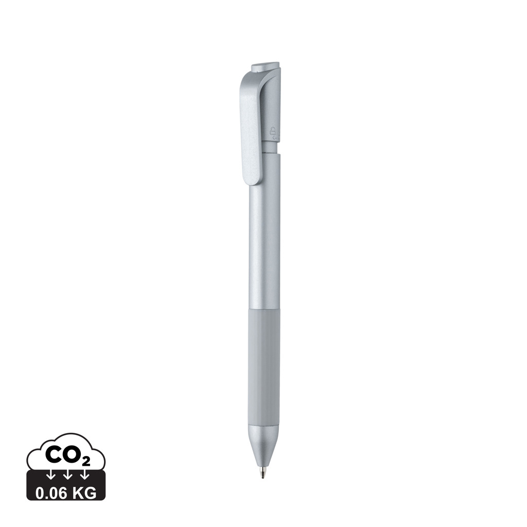 Stylo personnalisable en ABS recyclé TwistLock Argent