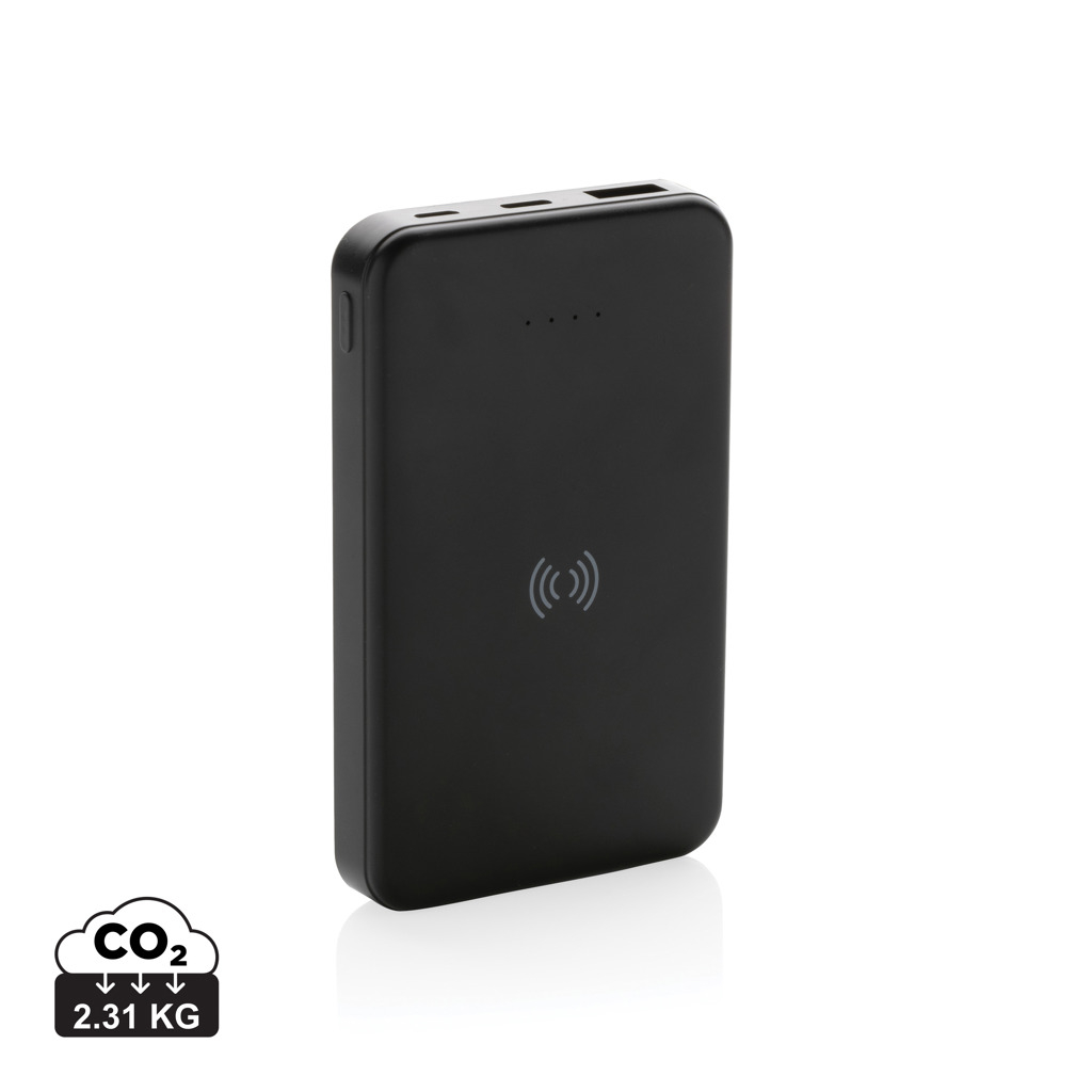Powerbank publicitaire 5000 mAh avec induction 5W Noir