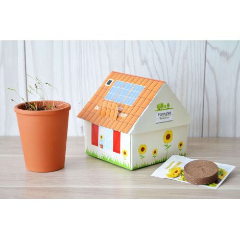 Kit de plantation personnalisable - Maisonnette