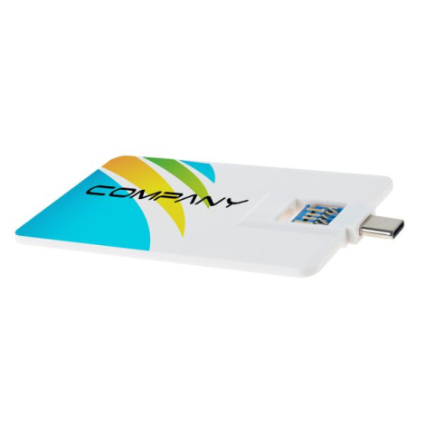 Clé USB 3.0 Type-C personnalisable Credit Card PREMIUM