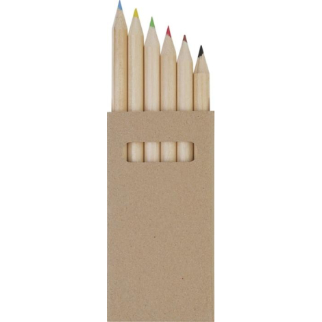 Set promotionnel de coloriage avec 6 crayons Artemaa 
