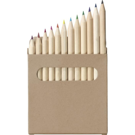 Set de coloriage publicitaire de 12 crayons Artemaa