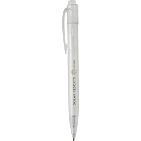 Stylo bille 7 mm rechargeable en bois mécanisme plaqué or - Un grand marché