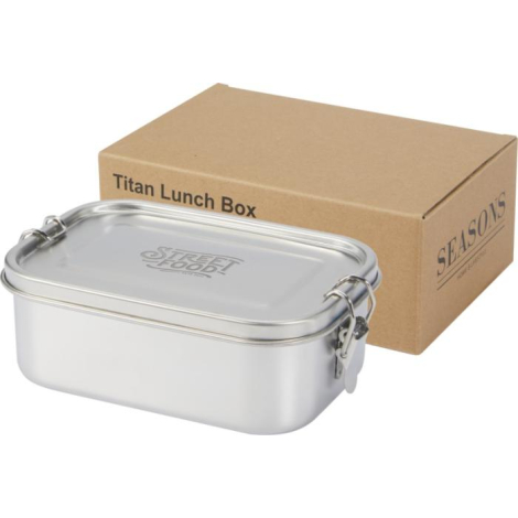 Boîte repas 750 ml personnalisable inox recyclé Titan 