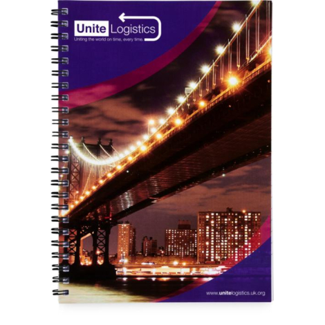 Cahier A4 publicitaire avec logo