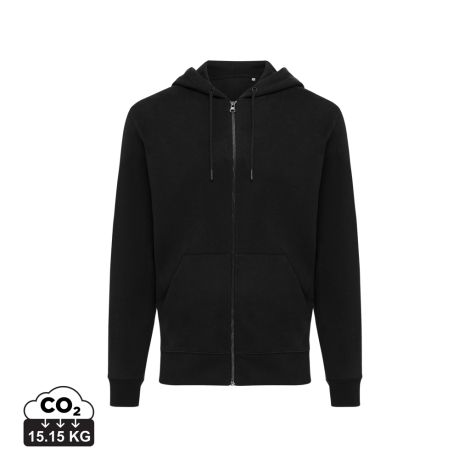 Sweat publicitaire à capuche unisexe coton recyclé Iqoniq Abisko