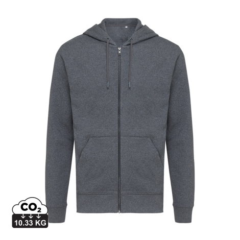 Sweat publicitaire à capuche unisexe coton recyclé Iqoniq Abisko