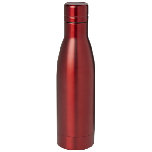 Bouteille publicitaire acier inox recyclé de 500 ml Vasa Rouge