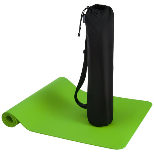Tapis de yoga promotionnel en TPE recyclé Virabha Vert