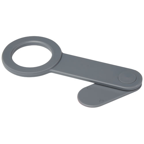 Support de téléphone promotionnel de bureau Hook Gris