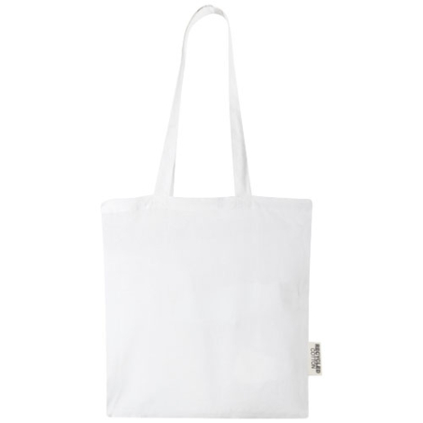 Sac cabas publicitaire coton recyclé 140g de 7L Madras 