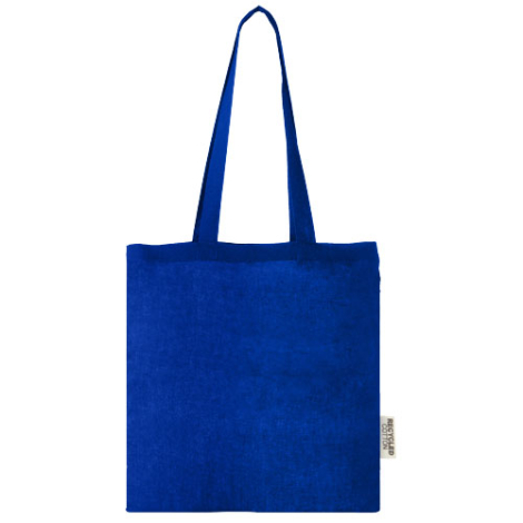 Sac cabas publicitaire coton recyclé 140g de 7L Madras 