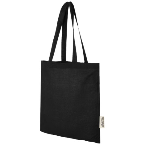 Sac cabas publicitaire coton recyclé 140g de 7L Madras 