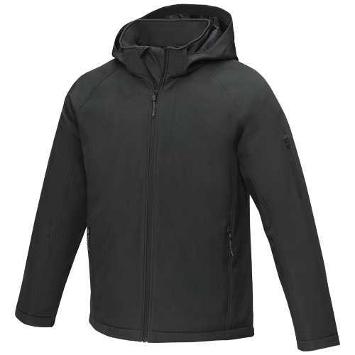 Veste softshell matelassée personnalisable Homme Notus Noir