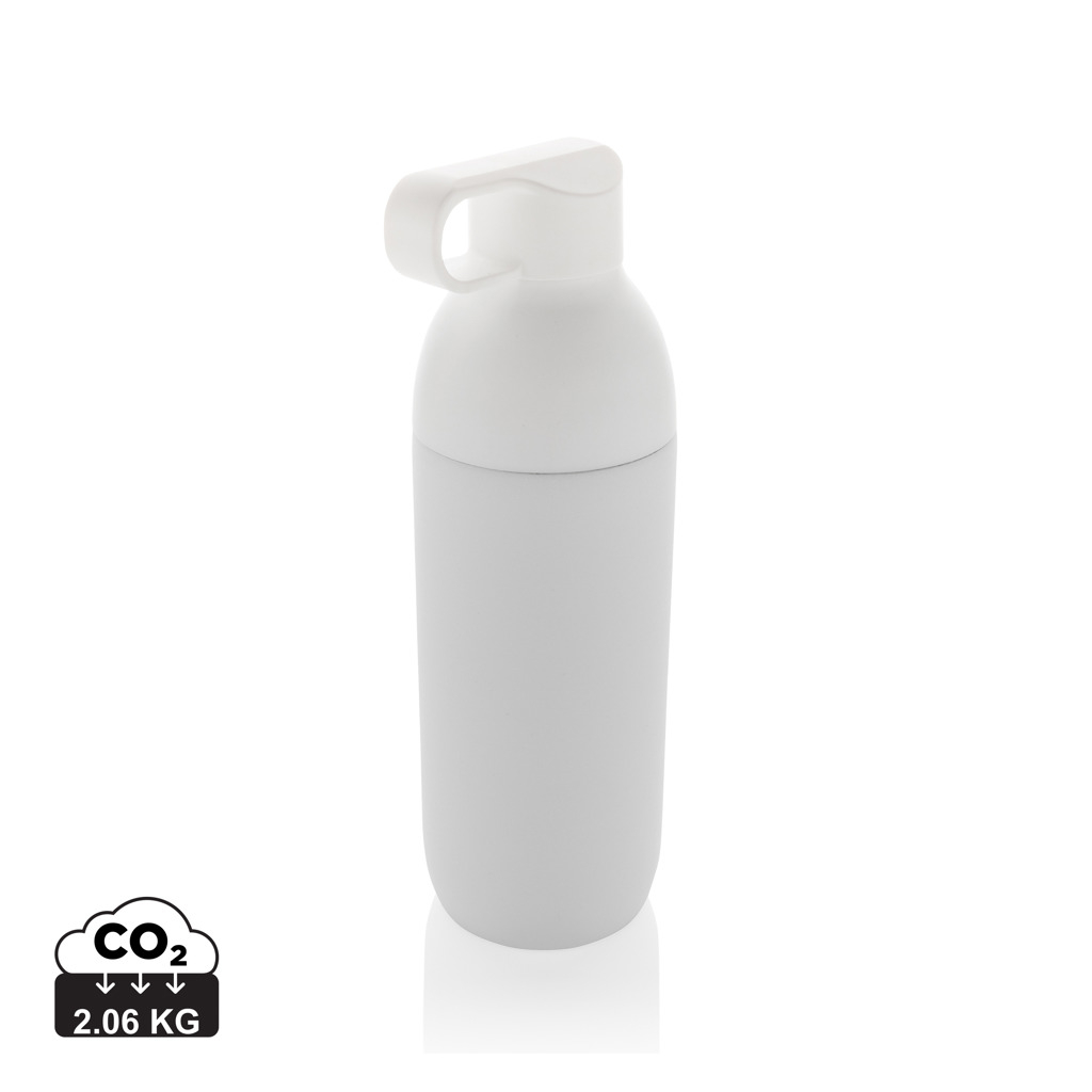 Bouteille publicitaire 540ml isotherme Flow Blanc