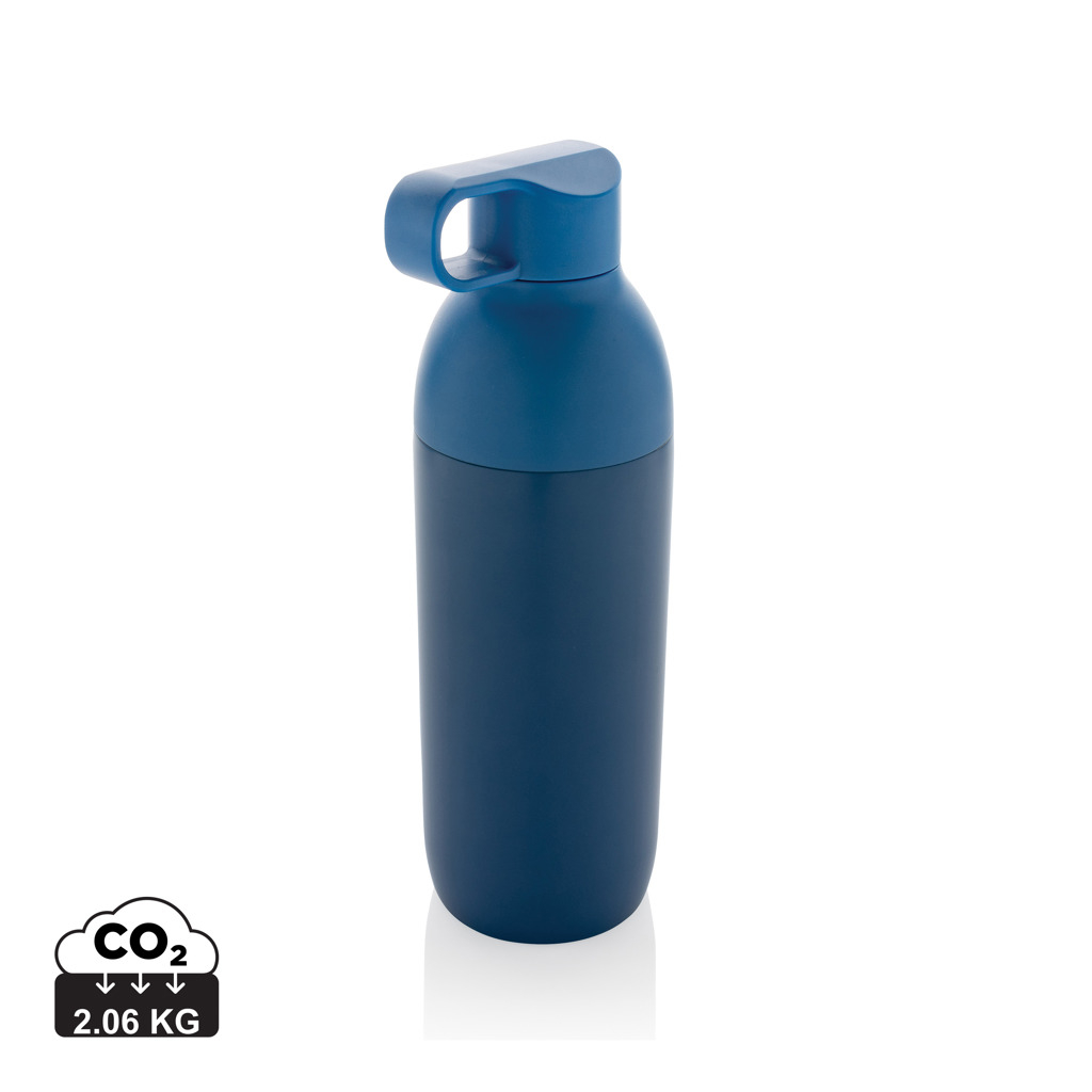 Bouteille publicitaire 540ml isotherme Flow Bleu