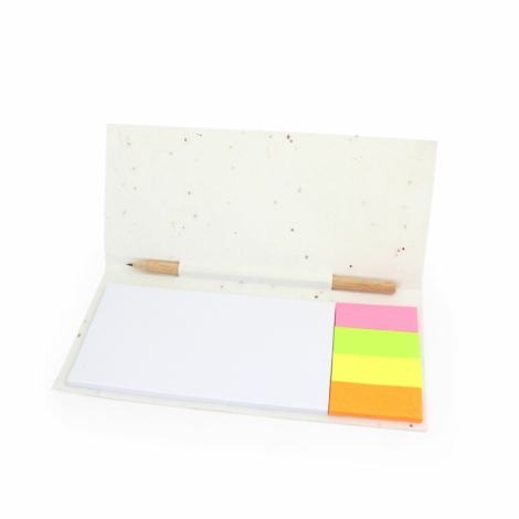 Bloc notes personnalisable en papier ensemencé