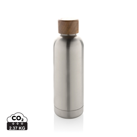 Bouteille isotherme 500 ml personnalisable Wood