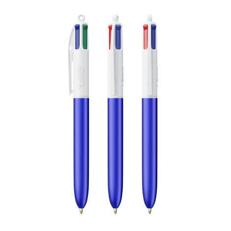 Stylo à bille BIC® 4 Couleurs publicitaire Glacé