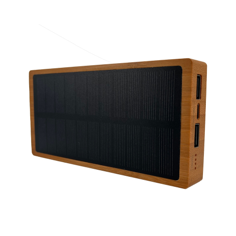 Powerbank personnalisable solaire 10 000 mAh