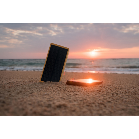 Powerbank personnalisable solaire 10 000 mAh