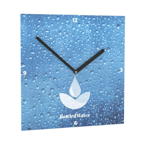 Horloge carrée promotionnelle 25x25 cm Horae