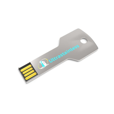 USB Stainless Steel Key 2.0 personnalisable PREMIUM